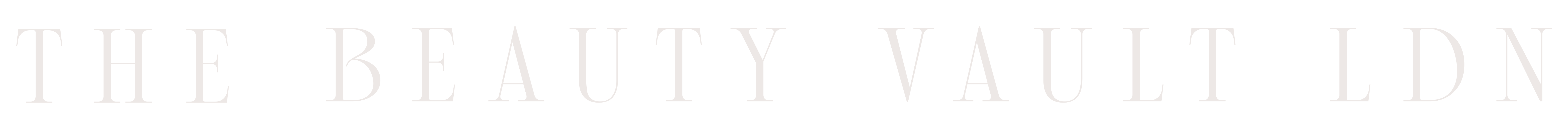 Beauty Vault Logo Text